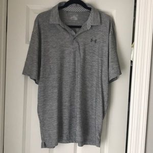 Under Armour grey golf shirt L